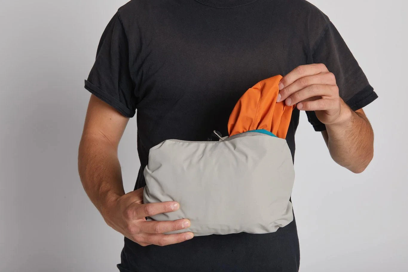 Airblaster Breakwinder Packable Pullover Oxide/Teal 3 Airblaster Breakwinder Packable Pullover Oxide/Teal - Image 3