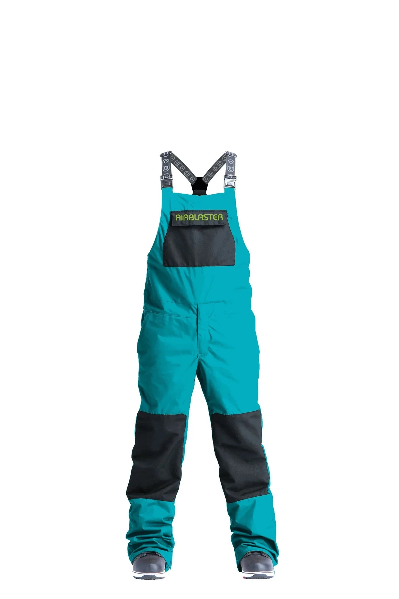 Airblaster Men's Freedom Bib Teal 1 Airblaster Men's Freedom Bib Teal