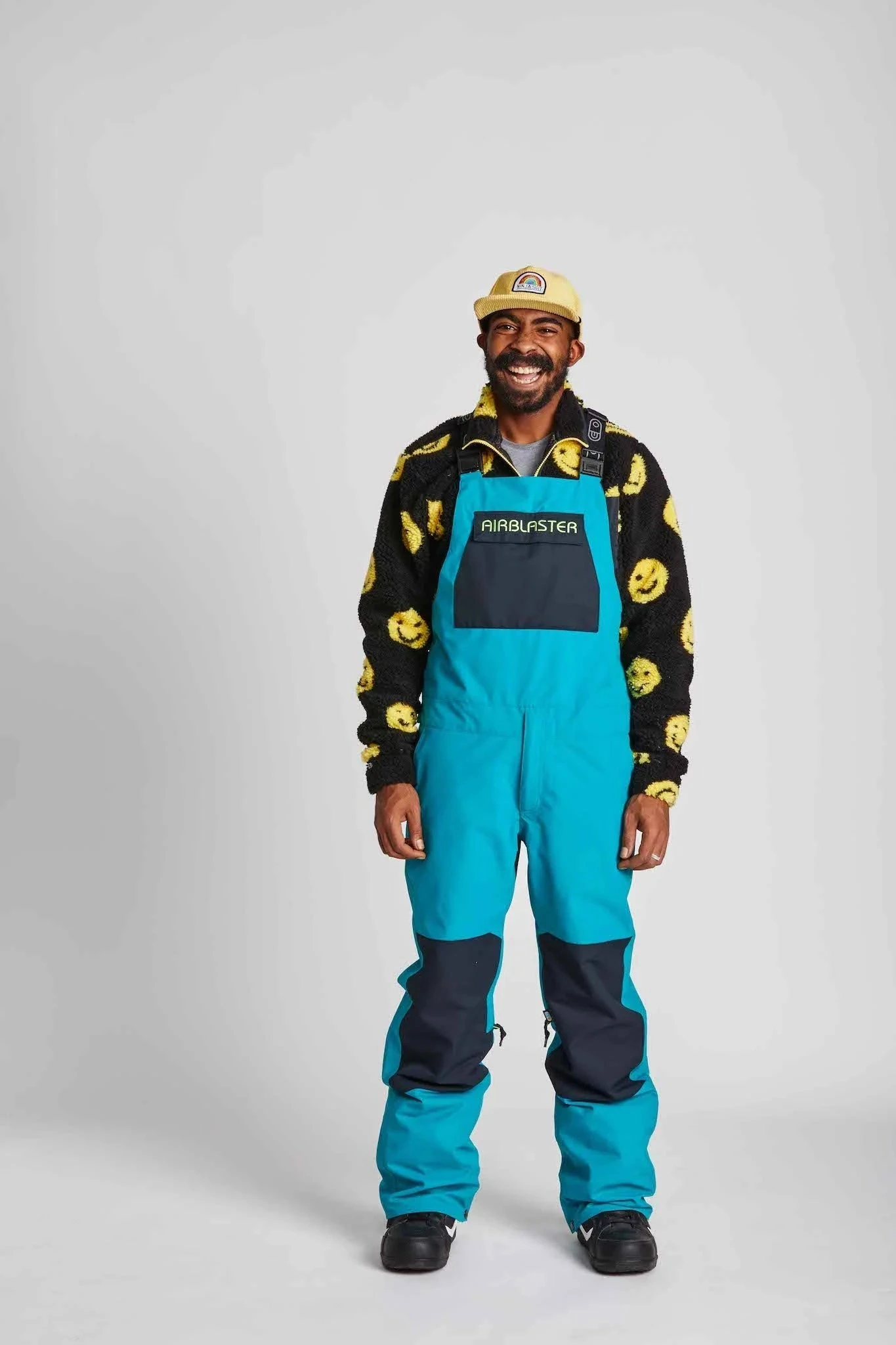 Airblaster Men's Freedom Bib Teal 2 Airblaster Men's Freedom Bib Teal - Image 2