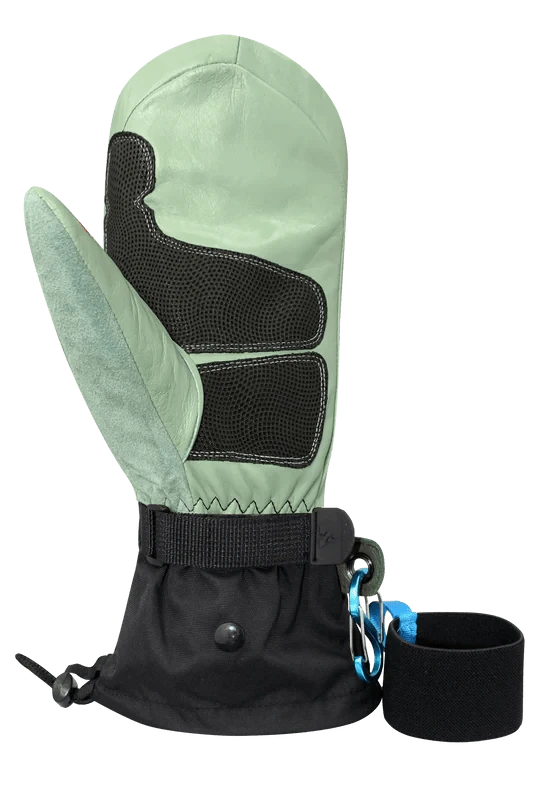 Auclair Women's Alpha Beta Fingermitts Black/Sage 2 Auclair Women's Alpha Beta Fingermitts Black/Sage - Image 2