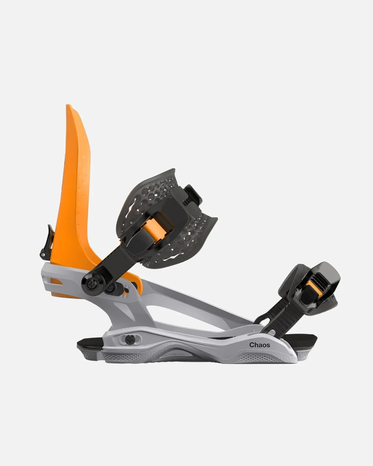 Bataleon Chaos Snowboard Bindings Neon Orange/Glacier Gray 2024 4 Bataleon Chaos Snowboard Bindings Neon Orange/Glacier Gray 2024 - Image 4