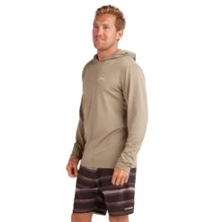 Dakine Mission Loose Fit Long Sleeve Rashguard Hoodie Terra Khaki