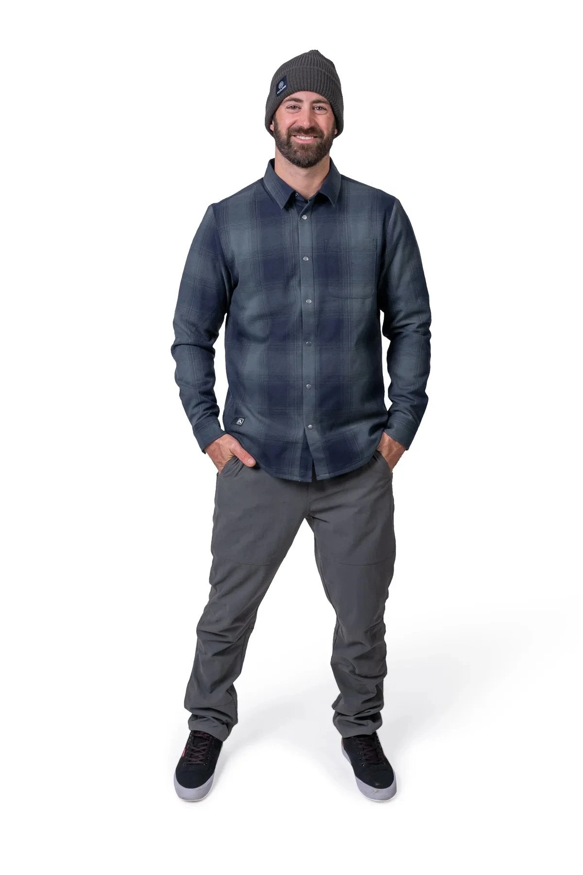 Flylow Sinclair Insulated Flannel Arame/Black Plaid 3 Flylow Sinclair Insulated Flannel Arame/Black Plaid - Image 3