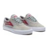 Lakai Manchester Grey Red Suede