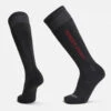 LeBent Core Full Cushion Snow Sock Black