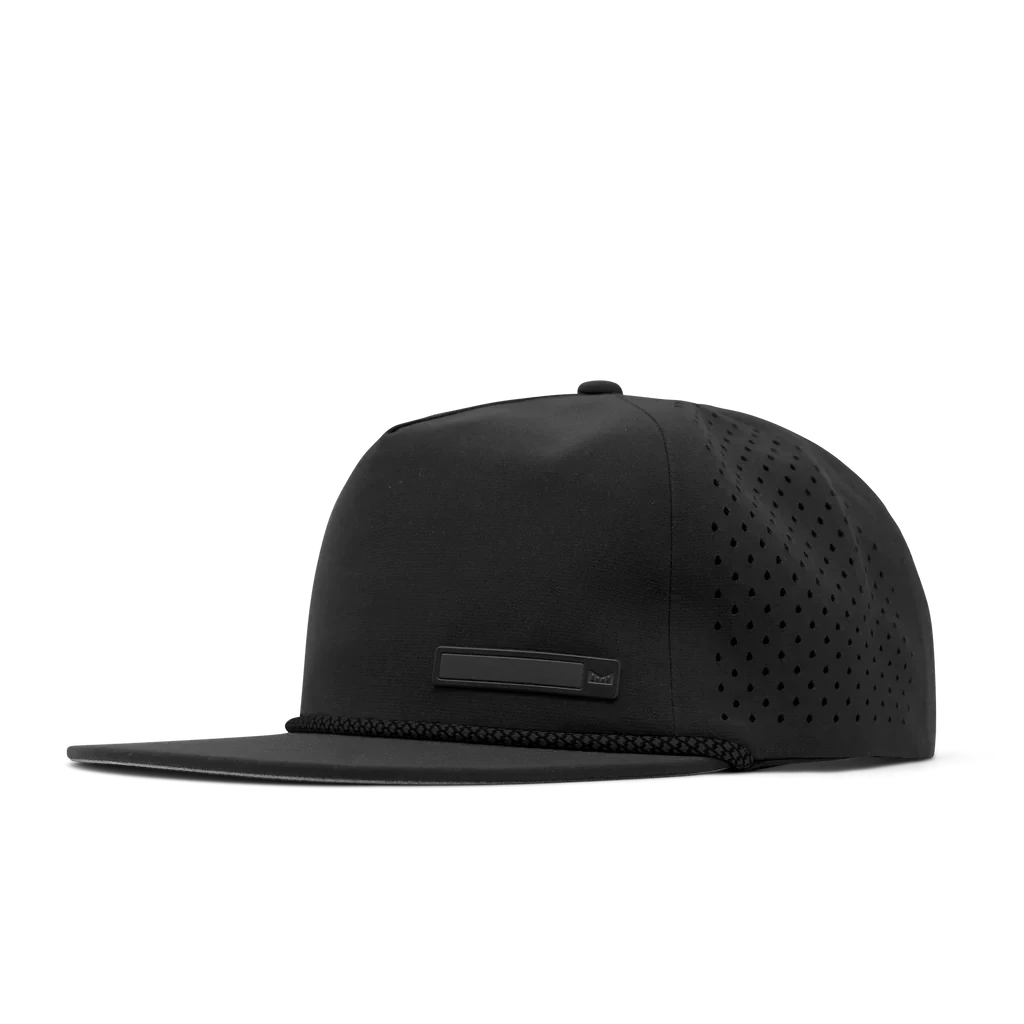 Melin Coronado Beam Hydro Snapback Hat Black 1 Melin Coronado Beam Hydro Snapback Hat Black