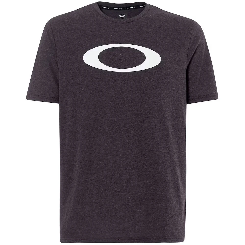 Oakley O Bold Eclipse T-Shirt Blackout Light Heather 1 Oakley O Bold Eclipse T-Shirt Blackout Light Heather