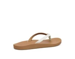 Sanuk Cosmic Yoga Joy Flip Flops White/Tan 7 Sanuk Cosmic Yoga Joy Flip Flops White/Tan -Oakley Store sanuk cosmic yoga joy flip flops whitetan 485425