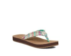 Oakley Store 41 Oakley Store -Oakley Store sanuk fraidy cat st teal multi flip flops 670343