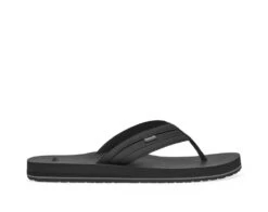 Sanuk Ziggy ST Flip Flops Black