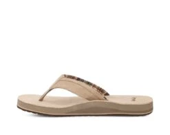 Sanuk Ziggy ST Suede Flip Flops Tan -Oakley Store sanuk ziggy st suede flip flops tan 809015