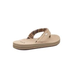 Sanuk Ziggy ST Suede Flip Flops Tan -Oakley Store sanuk ziggy st suede flip flops tan 941595
