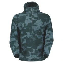 Scott Defined Original Fleece Pullover Aruba Green Print