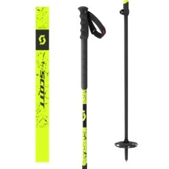 Scott Pro Adjust SRS Poles Fluo Yellow